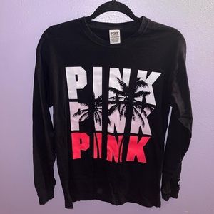 PINK logo tee
